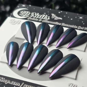 Aurora Noir- Stiletto | Ships from Canada