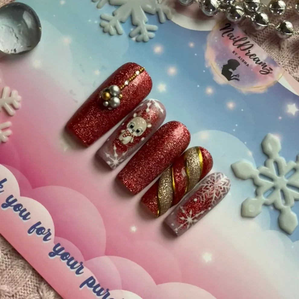Holiday Reindeer - Coffin | Ships from USA