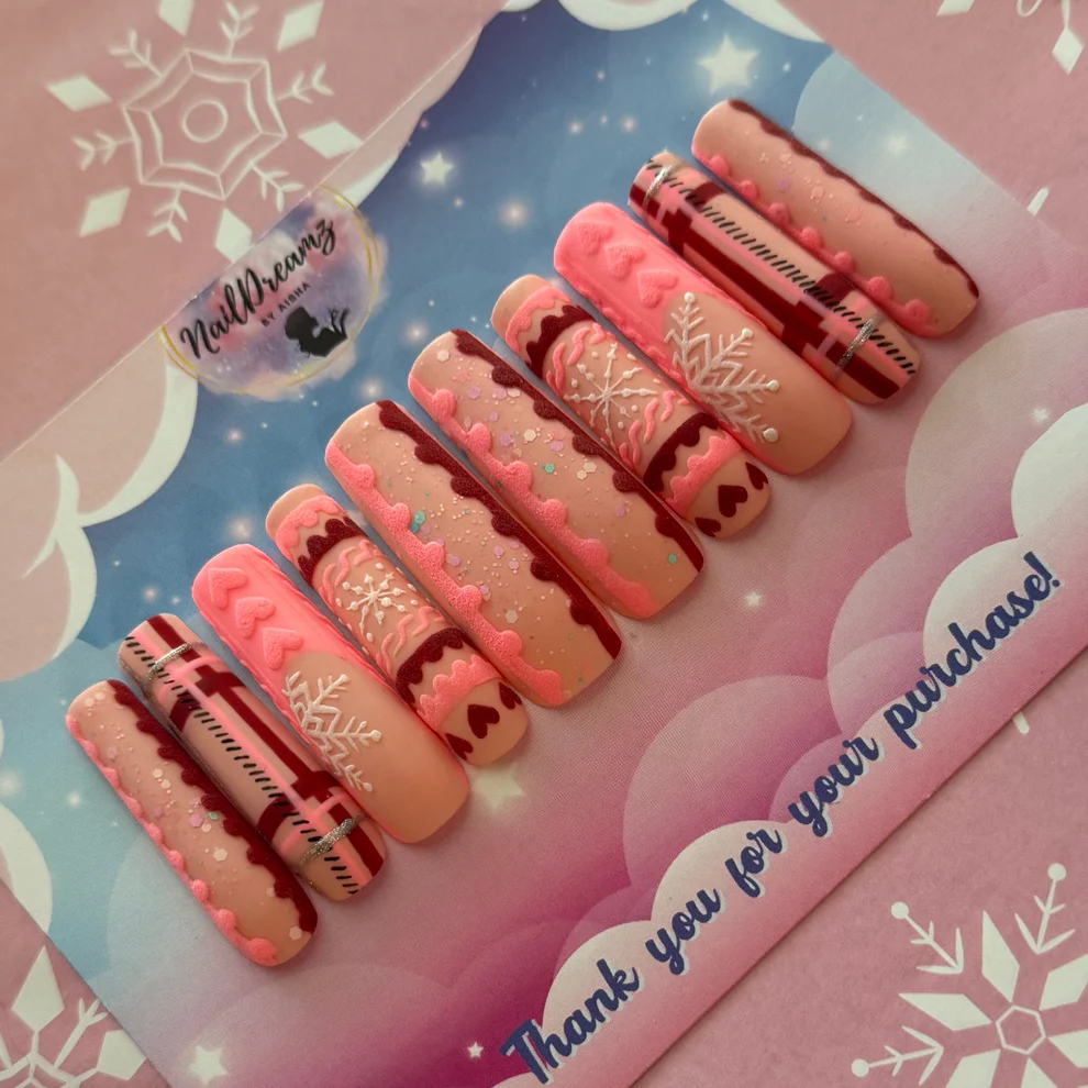 Pink Holiday Sweater - Coffin | Ships from USA