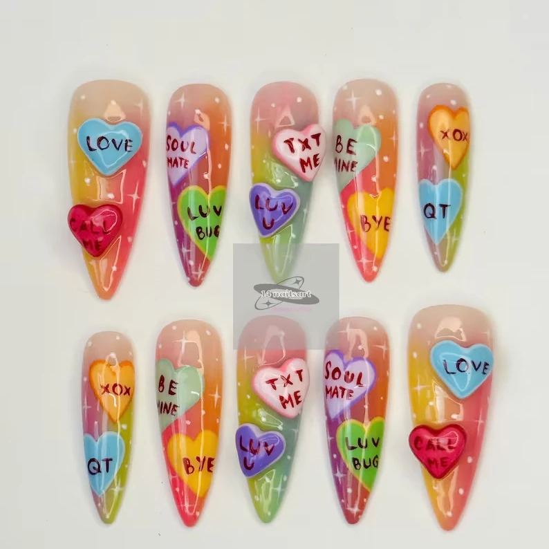 Candy Heart - Almond | Ships from Vietnam