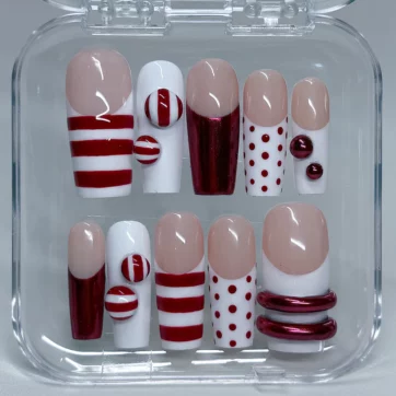 Candy Cane Lane- Square | Ships from Canada