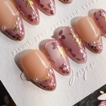Falling Sakura - Almond | Ships from USA